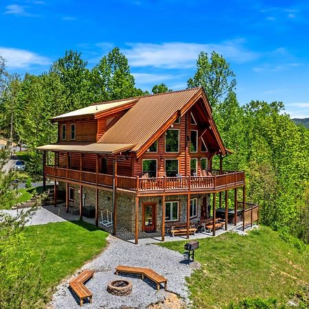 Ridge View Lodge Nature And Mountain View - Hot Tub - Firepit - Yard - Games Gatlinburg Exterior foto