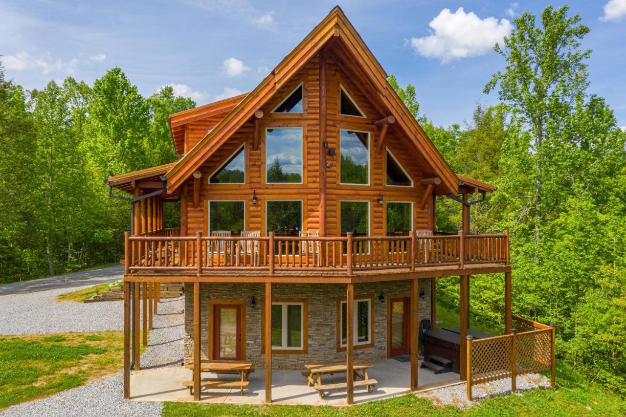 Ridge View Lodge Nature And Mountain View - Hot Tub - Firepit - Yard - Games Gatlinburg Exterior foto