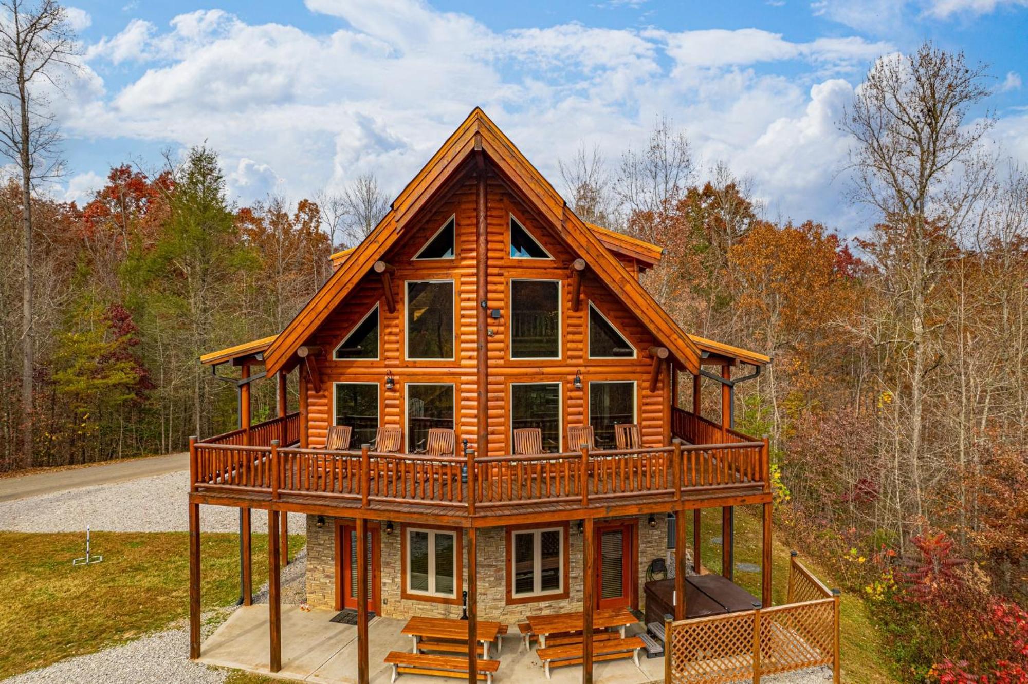 Ridge View Lodge Nature And Mountain View - Hot Tub - Firepit - Yard - Games Gatlinburg Quarto foto