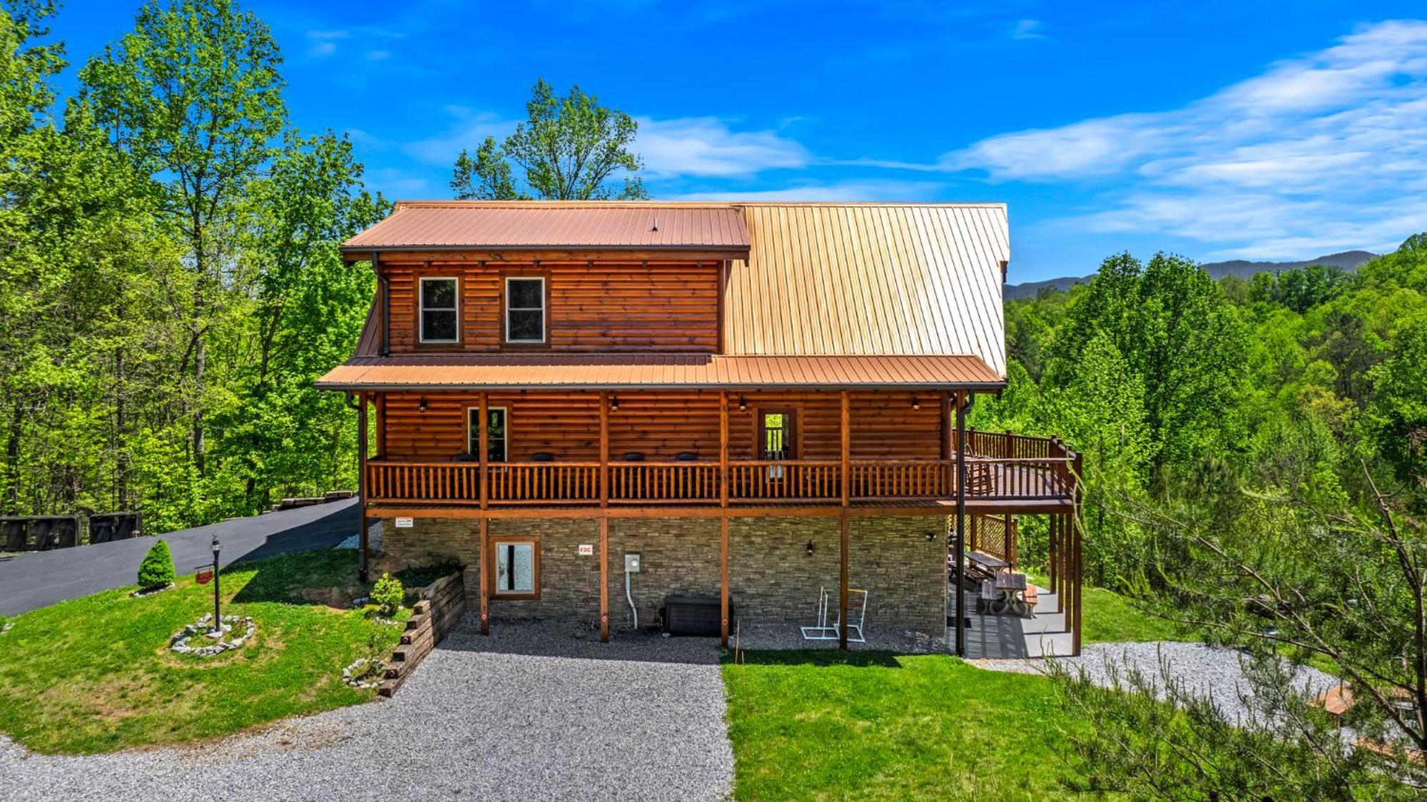 Ridge View Lodge Nature And Mountain View - Hot Tub - Firepit - Yard - Games Gatlinburg Exterior foto